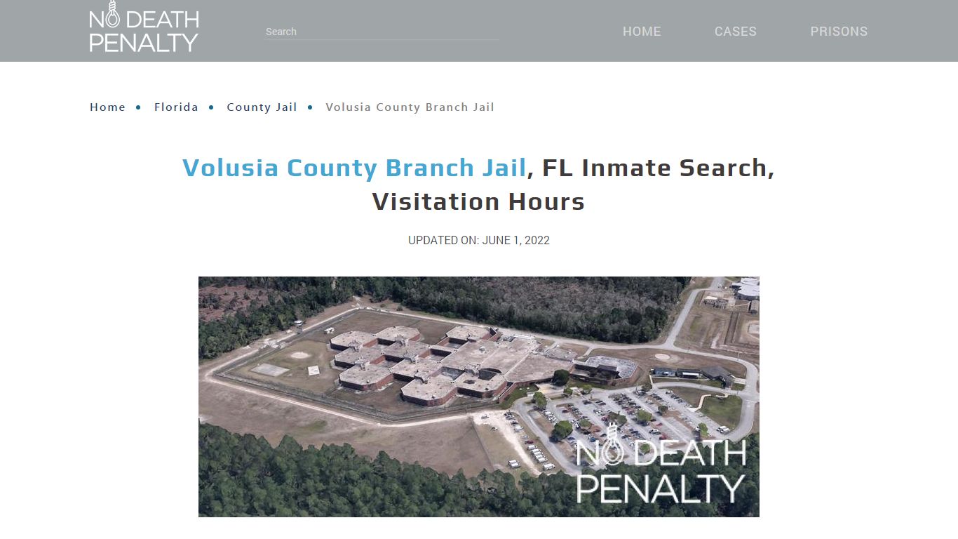 Volusia County Branch Jail, FL Inmate Search, Visitation Hours